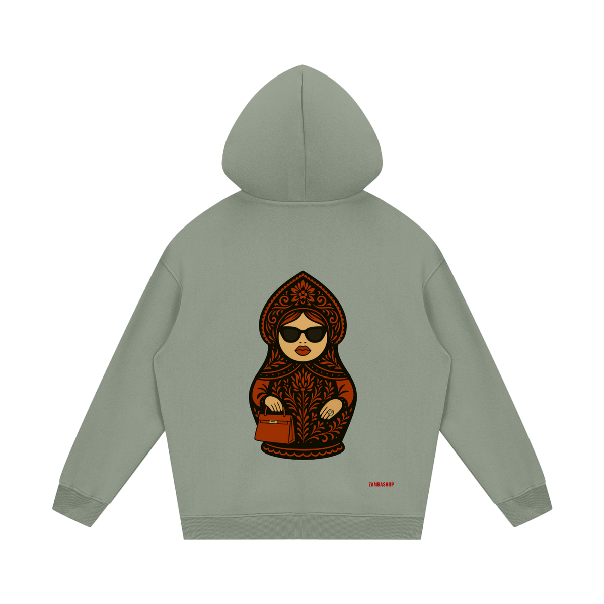 Slavic Girl Hoodie | Streetwear Unisex Fleece Hoodie