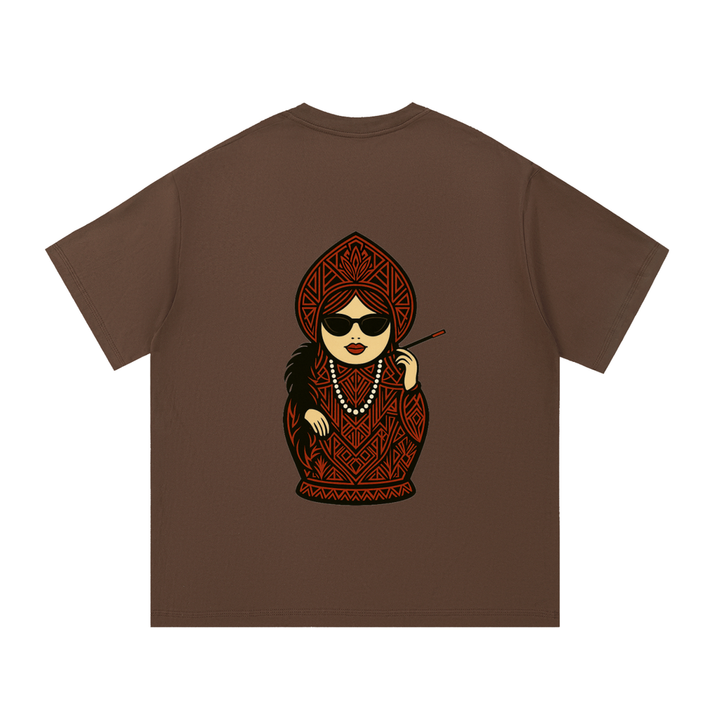 Babushka Grandma T-Shirt | Essential Cotton T-Shirt