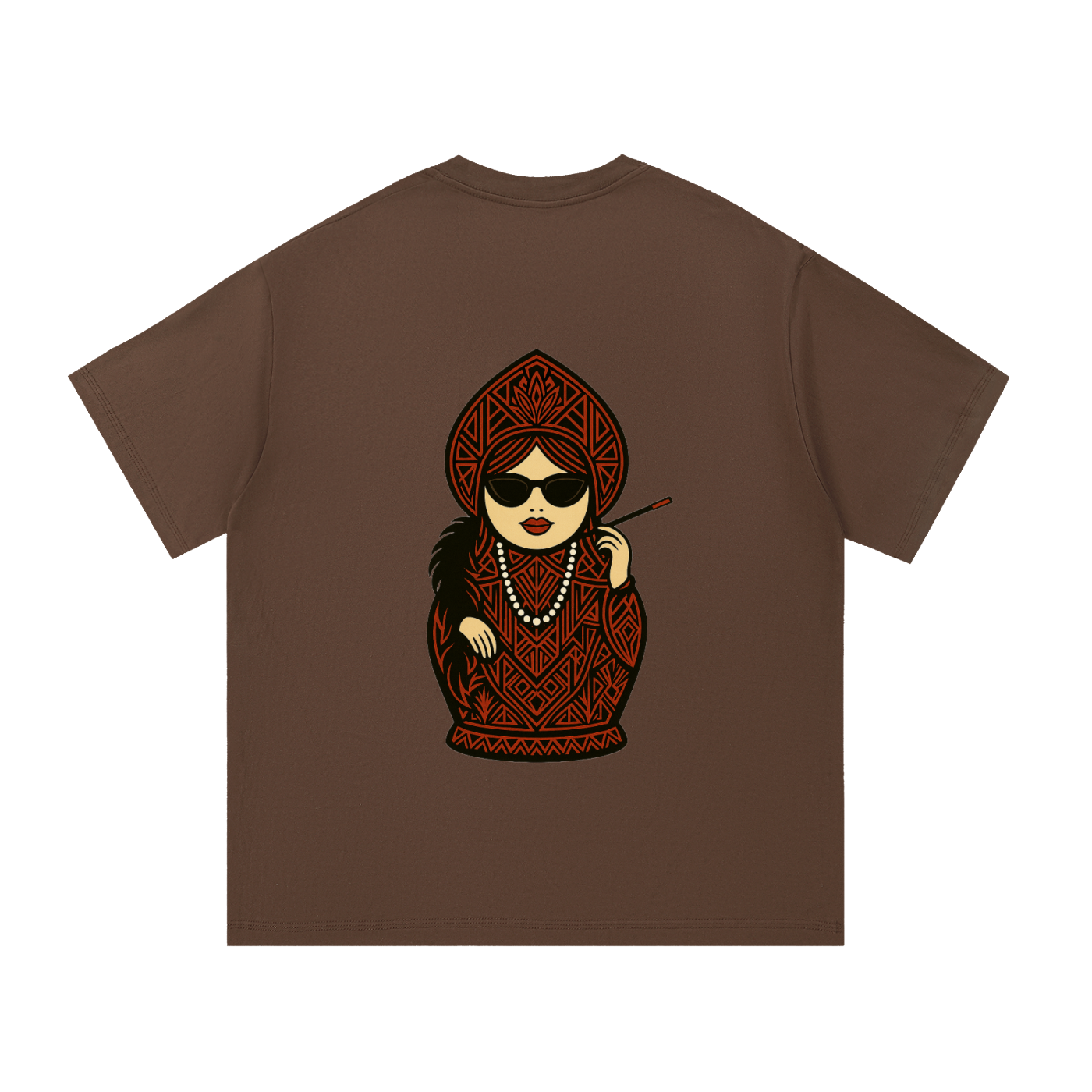 Babushka Grandma T-Shirt | Essential Cotton T-Shirt
