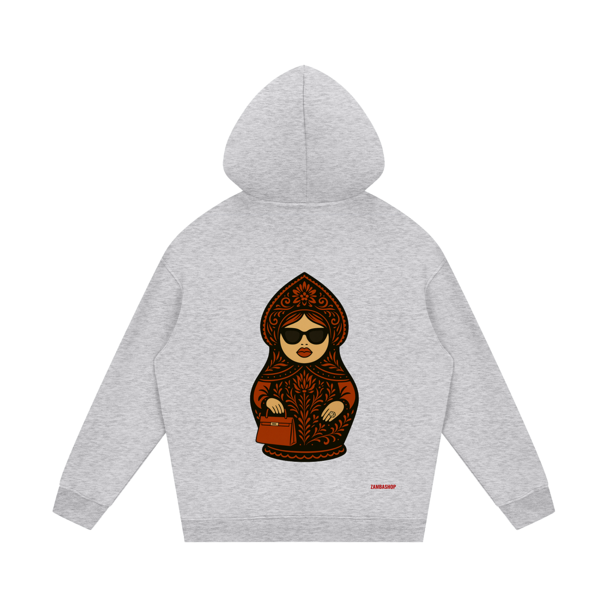 Slavic Girl Hoodie | Streetwear Unisex Fleece Hoodie