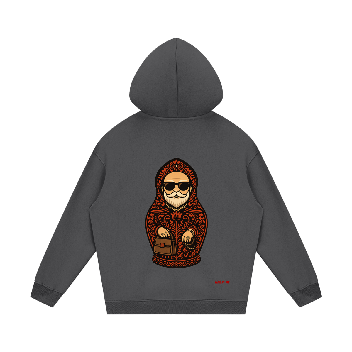 Dedushka Grandpa Hoodie | Streetwear Unisex Fleece Hoodie