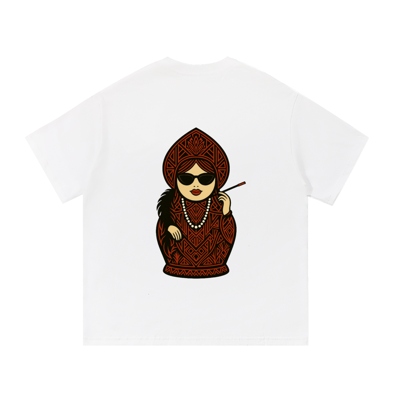 Babushka Grandma T-Shirt | Essential Cotton T-Shirt