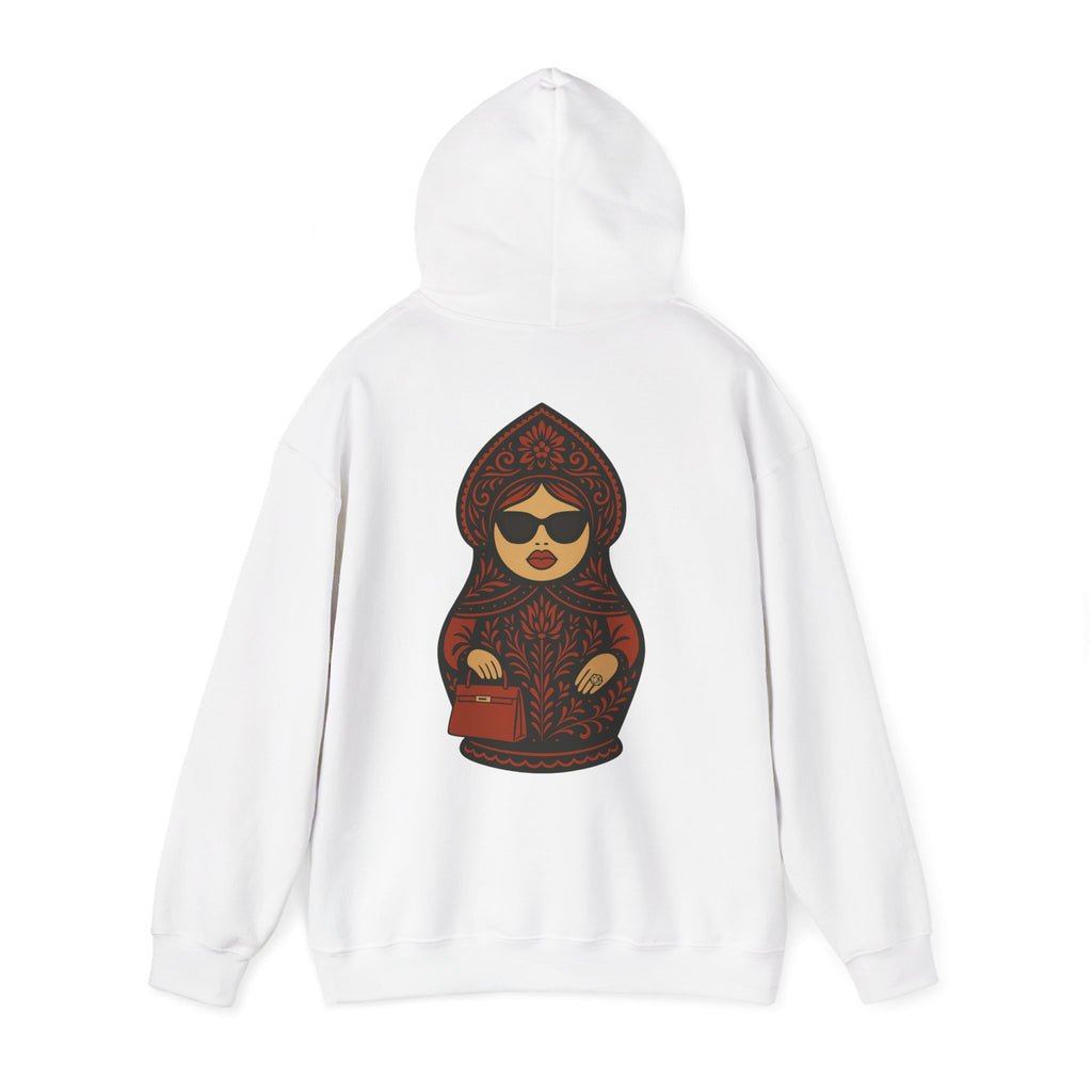 Slavic Matryoshka Doll Hoodie | Russian Nesting Doll Illustration | Gift for her | Gift for mom | Gift for friend