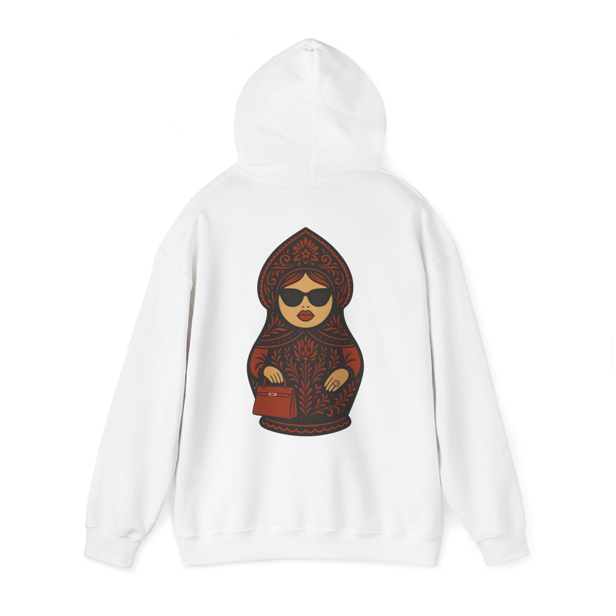 Slavic Matryoshka Doll Hoodie | Russian Nesting Doll Illustration | Gift for her | Gift for mom | Gift for friend