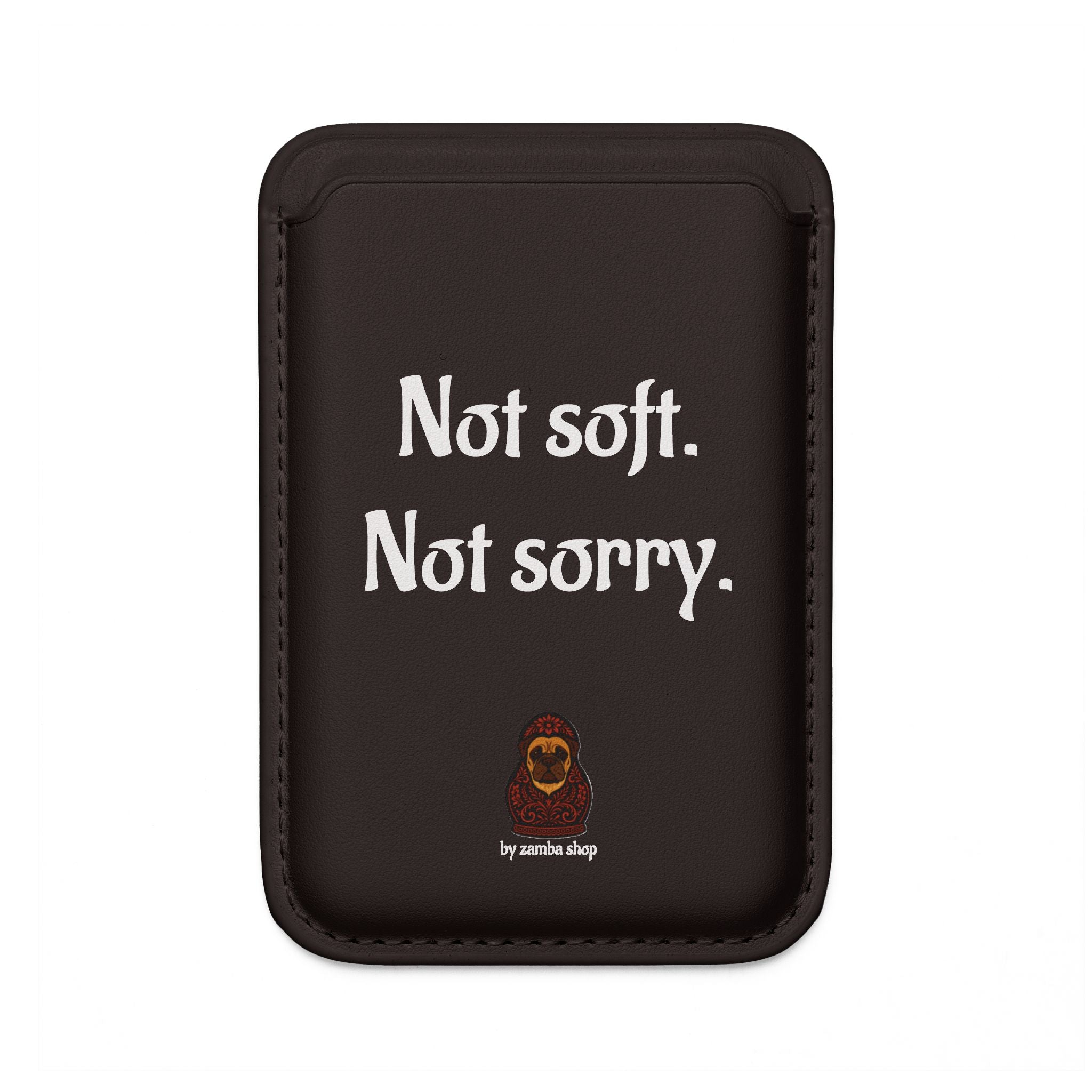 Not soft. Not sorry. Vegan Wallet | MagSafe Compatible Card Holder