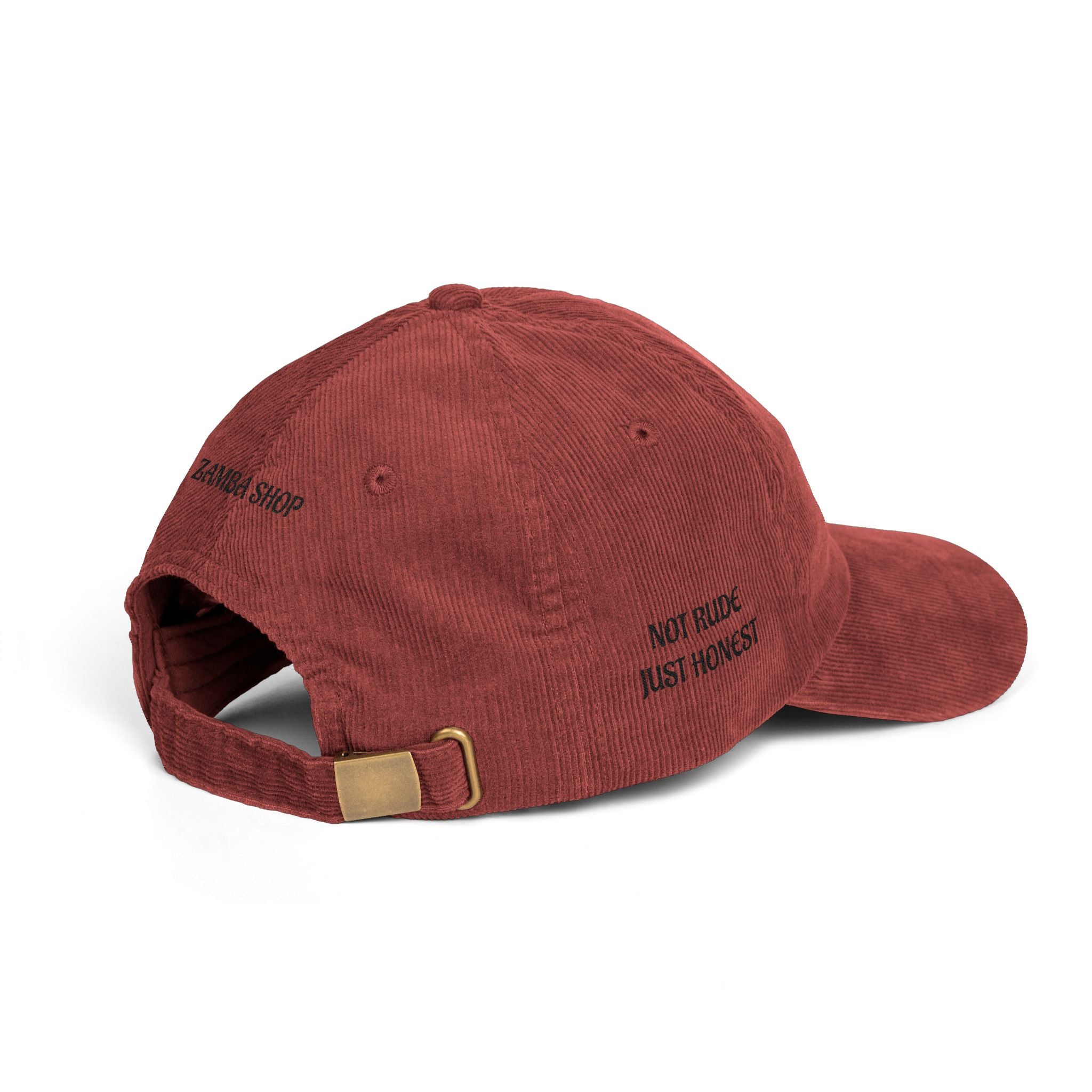da, blyat Embroidered Corduroy Cap | Vintage Russian Slang Hat