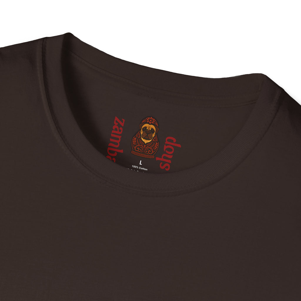 Blyaha Muha Russian Phrase Funny Quote T-Shirt | Slavic Humor Tee | Gift for him Gift for her