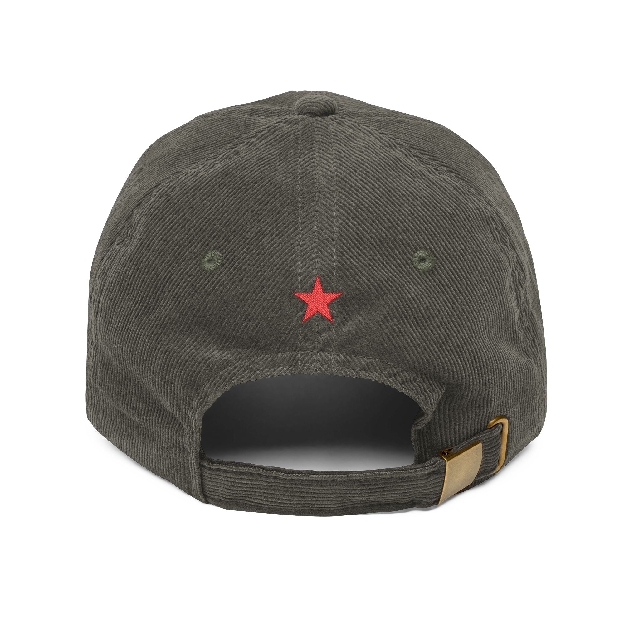 I'm Bullochka Embroidered Corduroy Cap, Slavic Russian Quote Hat | Vintage Style