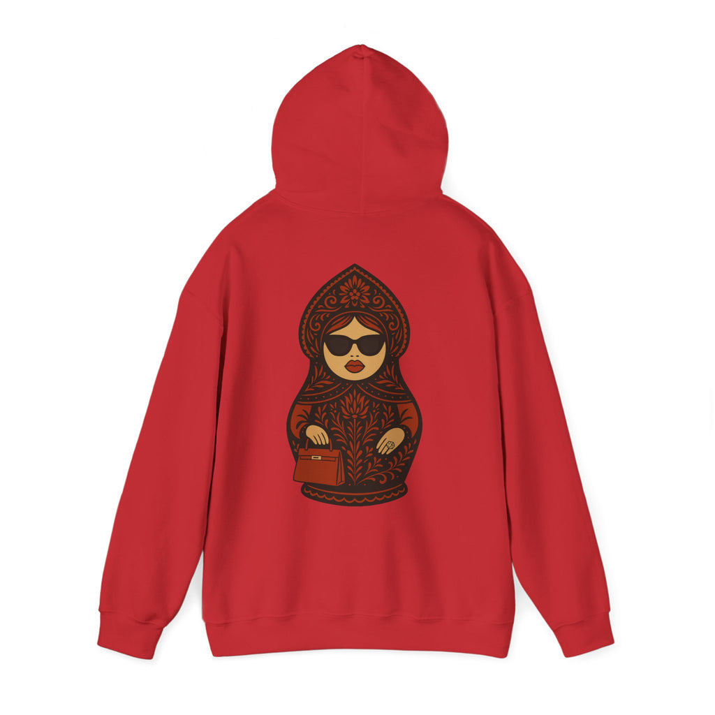 Slavic Matryoshka Doll Hoodie | Russian Nesting Doll Illustration | Gift for her | Gift for mom | Gift for friend