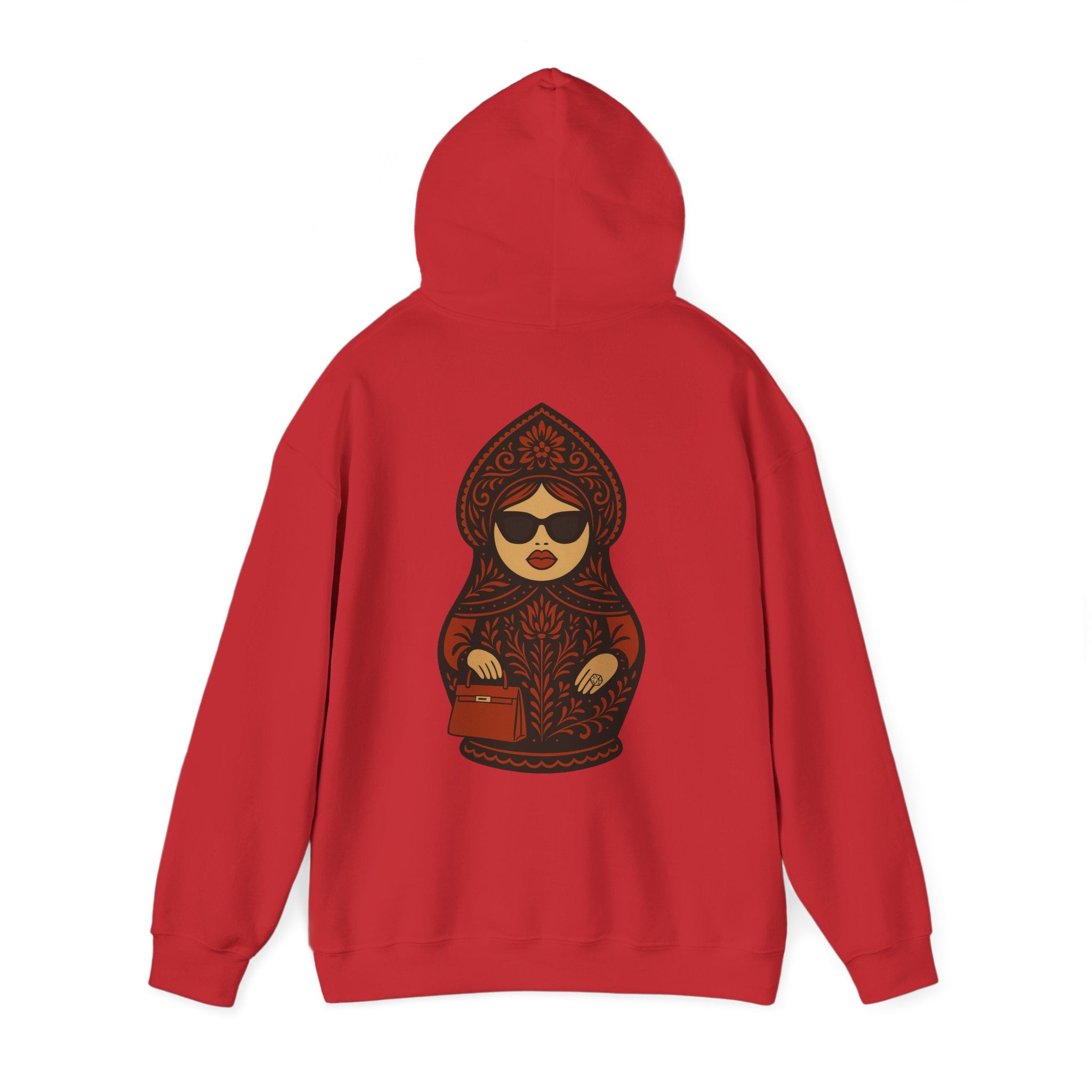 Slavic Matryoshka Doll Hoodie | Russian Nesting Doll Illustration | Gift for her | Gift for mom | Gift for friend