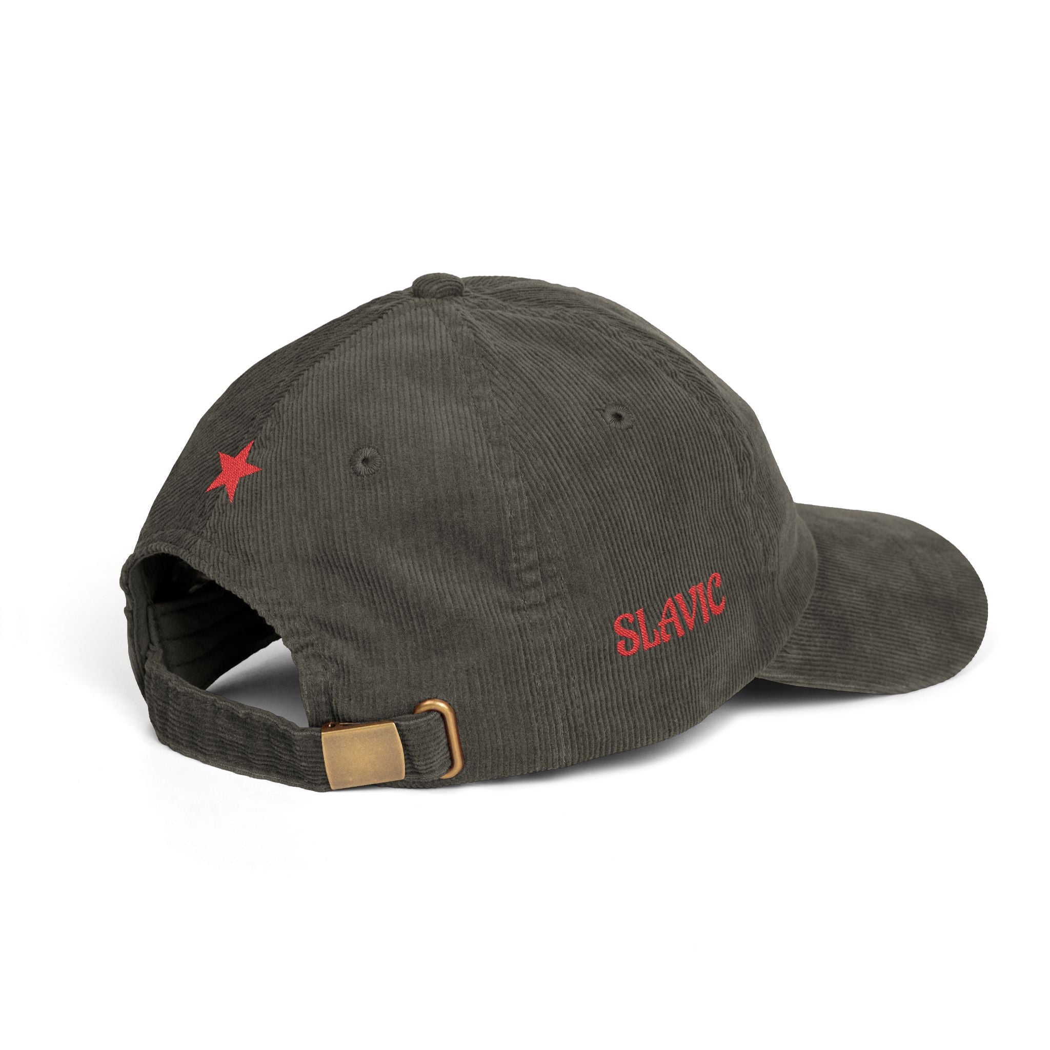 I'm Bullochka Embroidered Corduroy Cap, Slavic Russian Quote Hat | Vintage Style