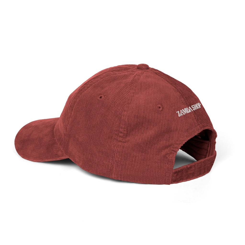 Don't know Don't care | Corduroy Cap with Embroidery