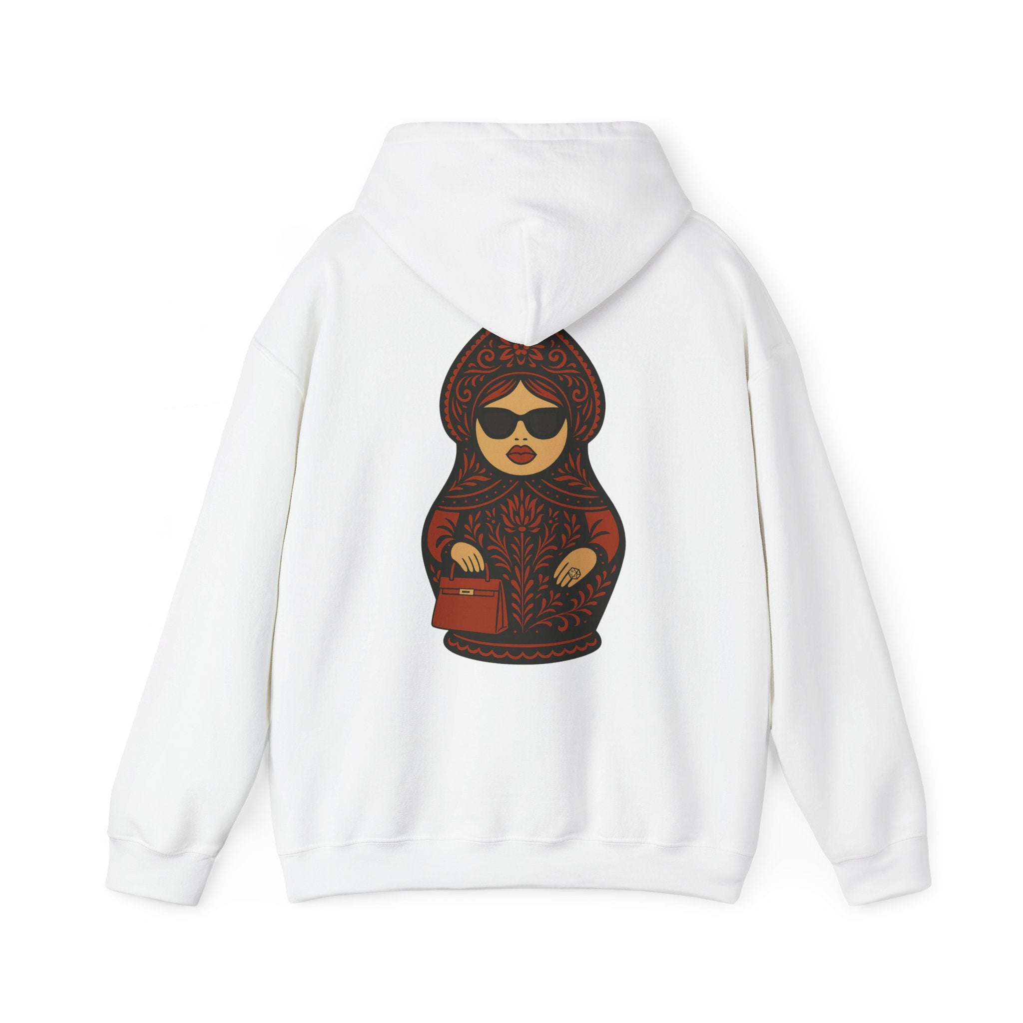 Slavic Matryoshka Doll Hoodie | Russian Nesting Doll Illustration | Gift for her | Gift for mom | Gift for friend