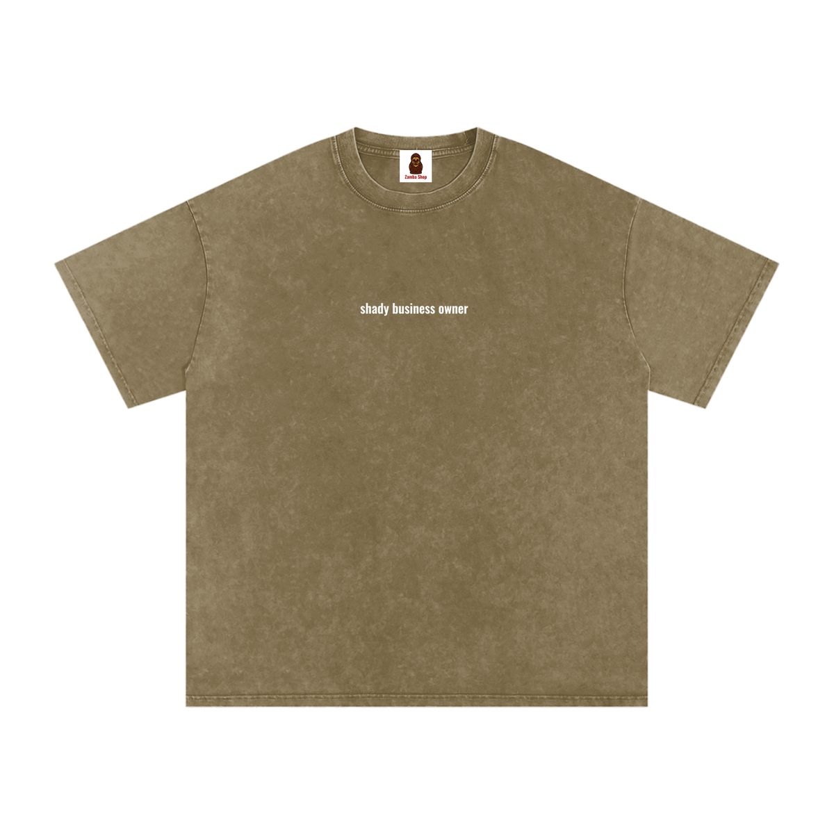 Business owner Snow Washed Oversized Cotton T-Shirt
