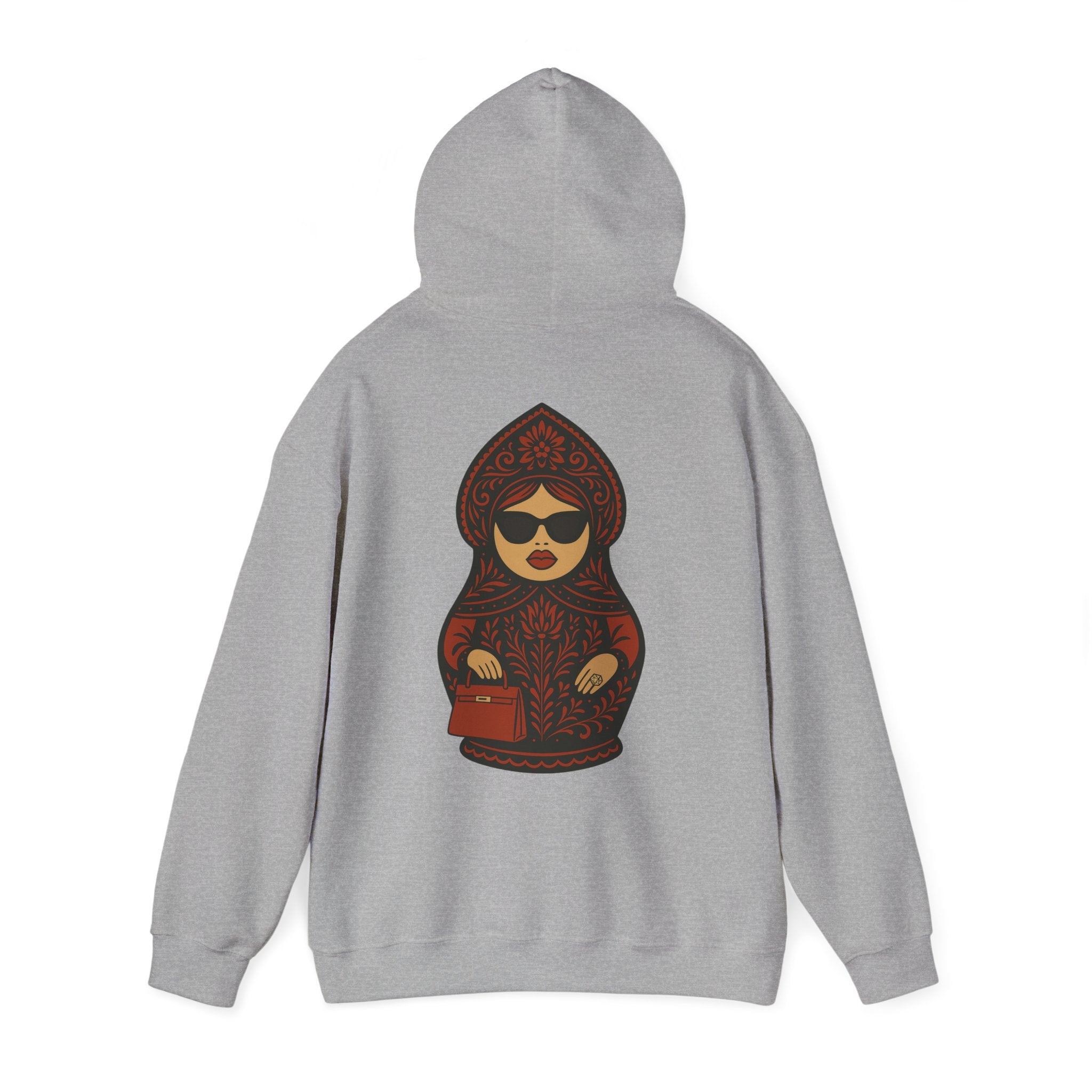 Slavic Matryoshka Doll Hoodie | Russian Nesting Doll Illustration | Gift for her | Gift for mom | Gift for friend