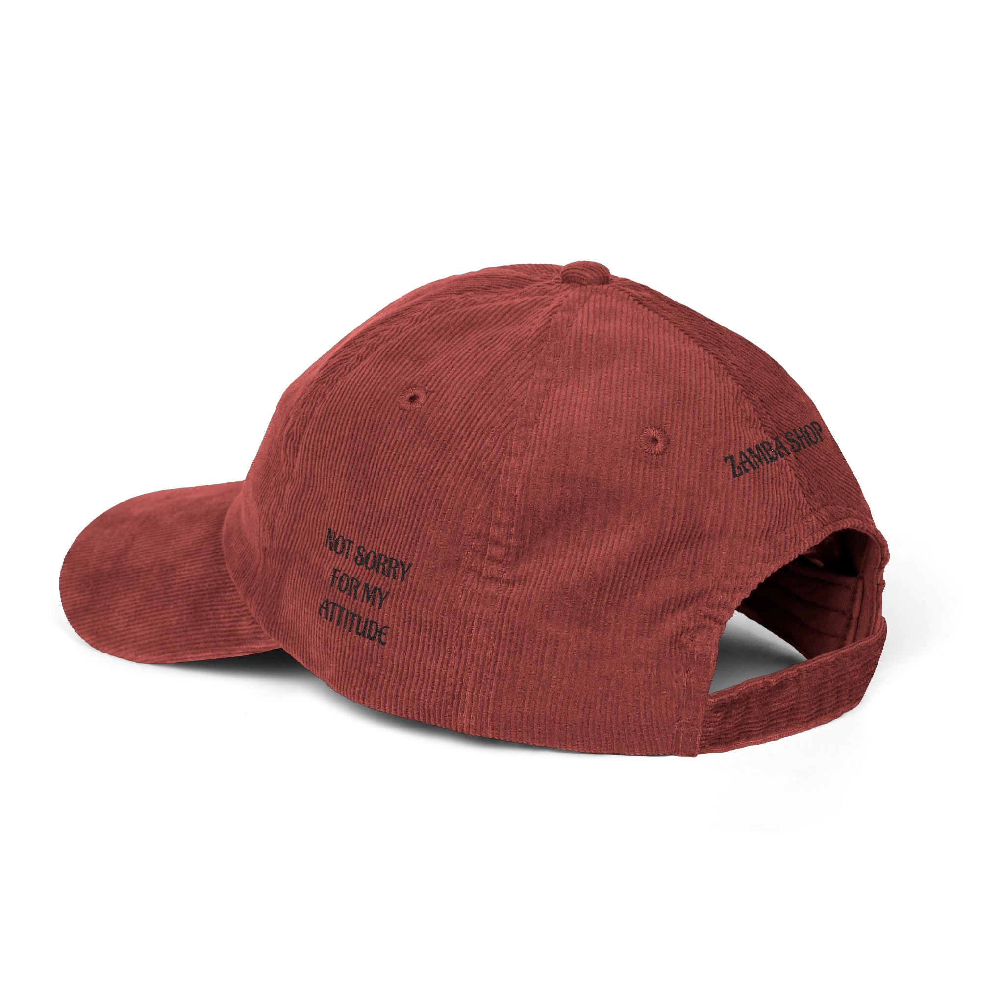 da, blyat Embroidered Corduroy Cap | Vintage Russian Slang Hat