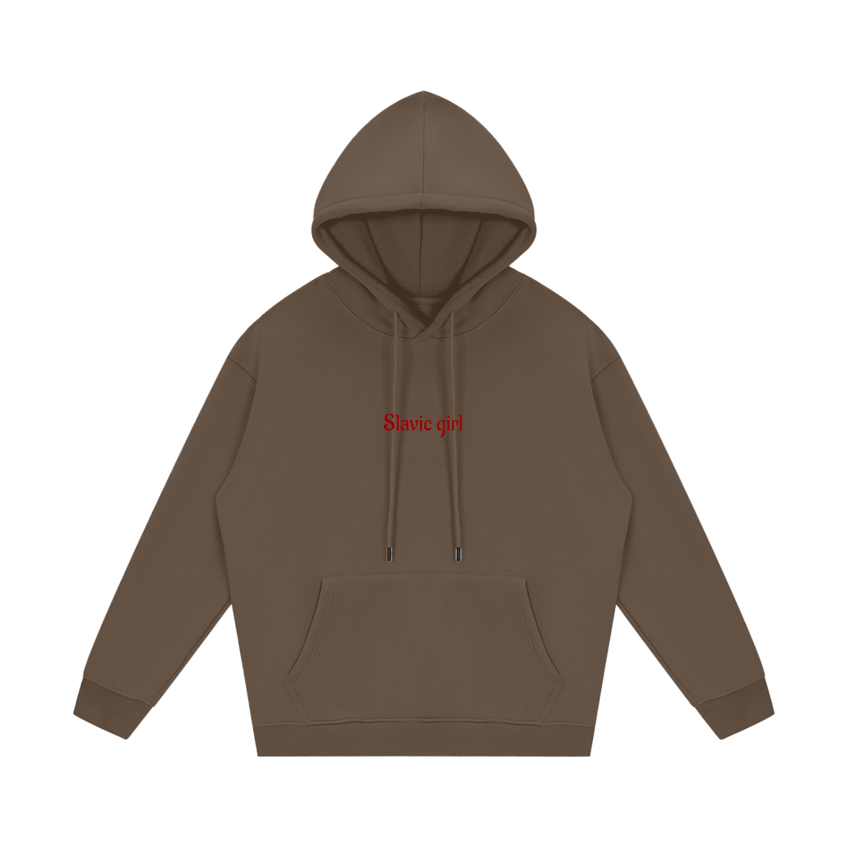 Slavic Girl Hoodie | Streetwear Unisex Fleece Hoodie