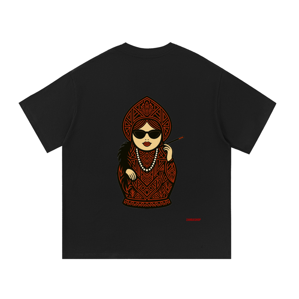 Babushka Grandma T-Shirt | Essential Cotton T-Shirt