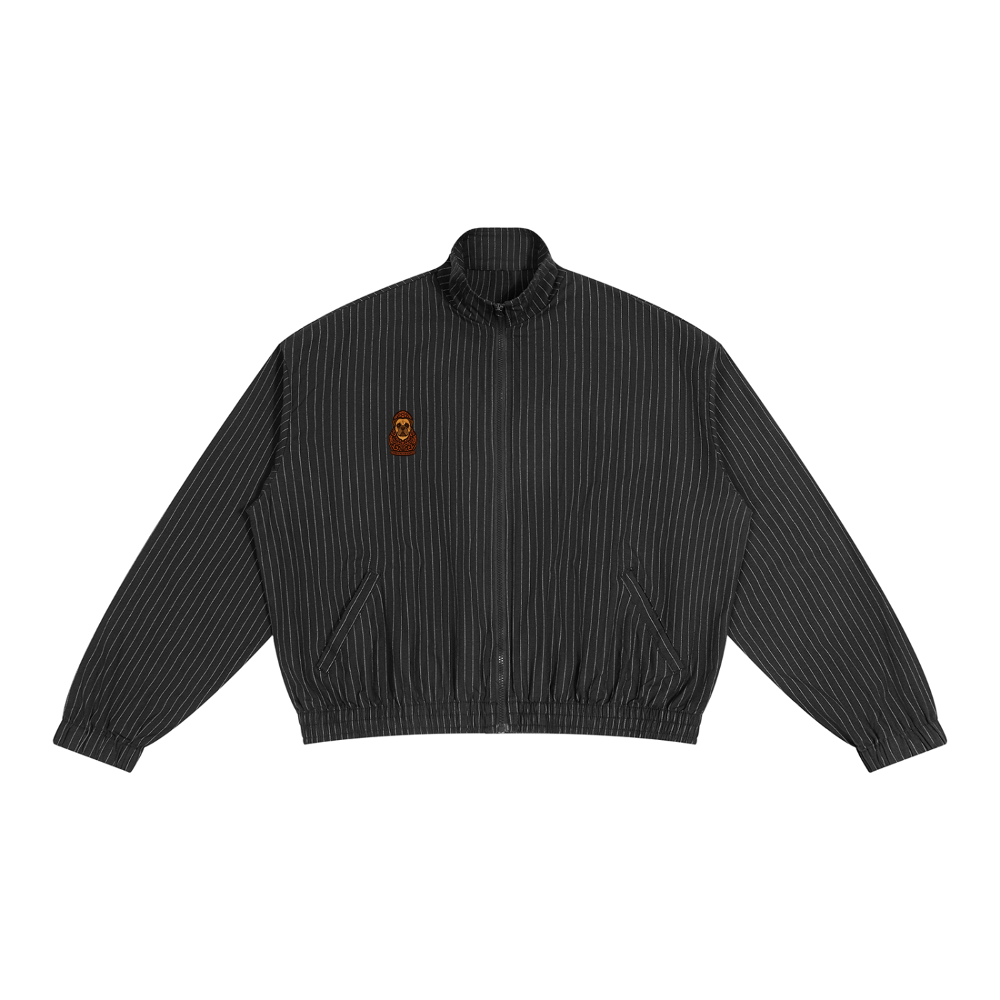 Unisex Striped Full-Zip Track Jacket