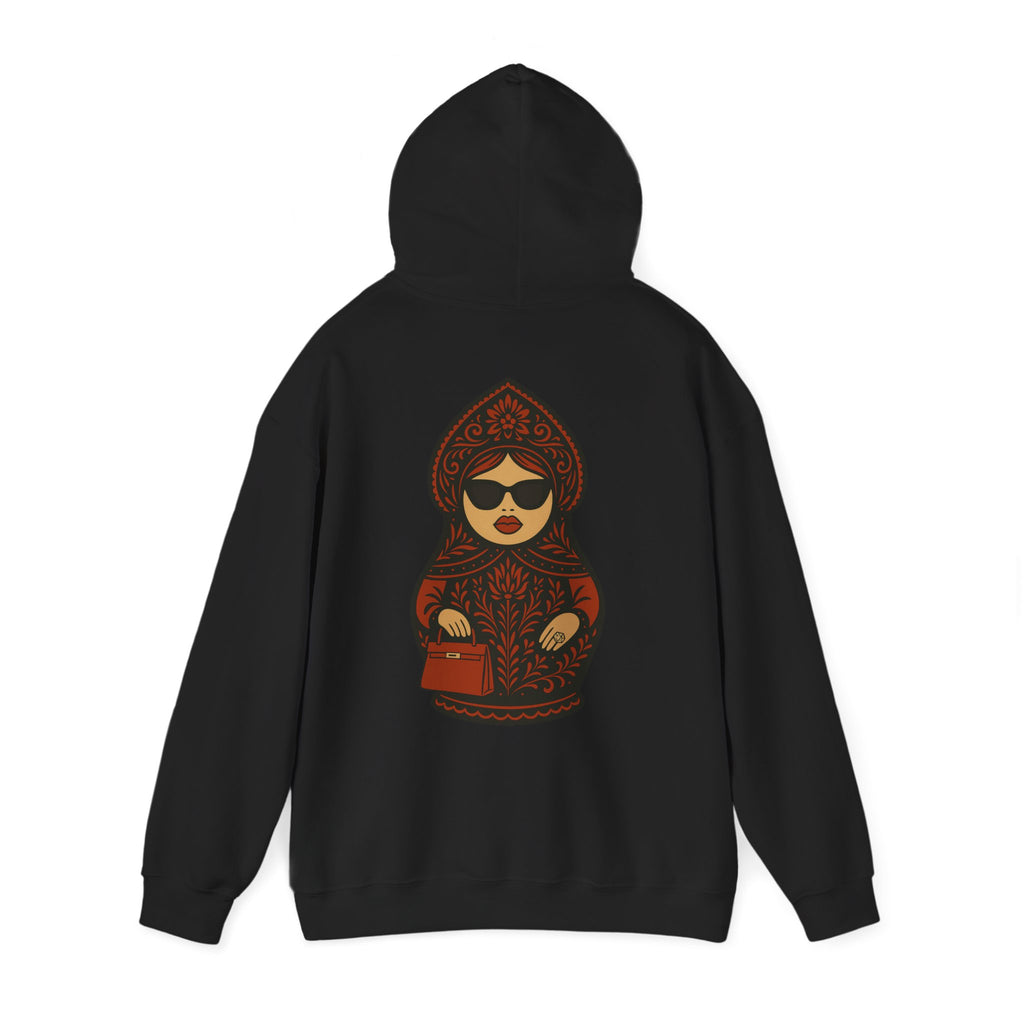 Slavic Matryoshka Doll Hoodie | Russian Nesting Doll Illustration | Gift for her | Gift for mom | Gift for friend