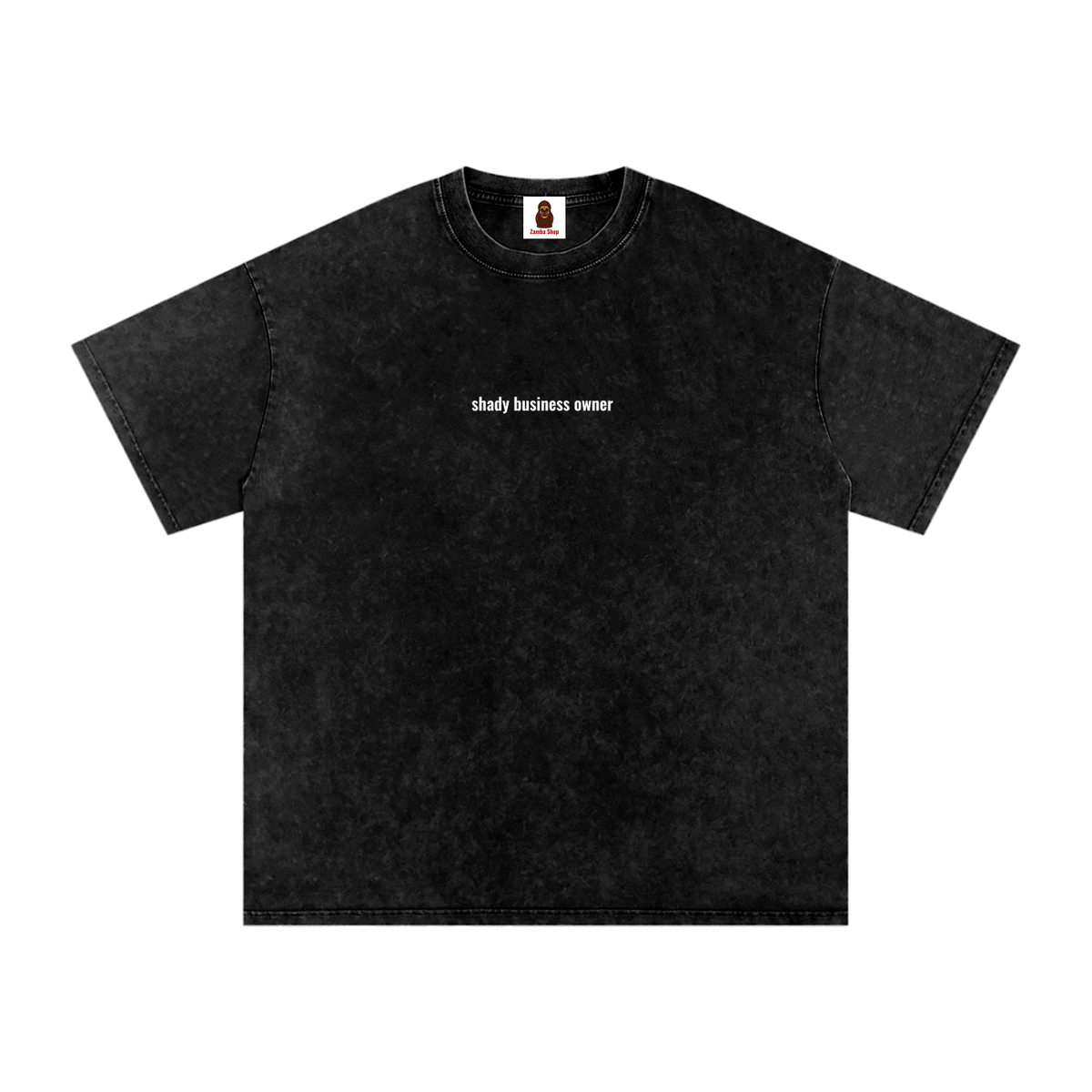 Business owner Snow Washed Oversized Cotton T-Shirt