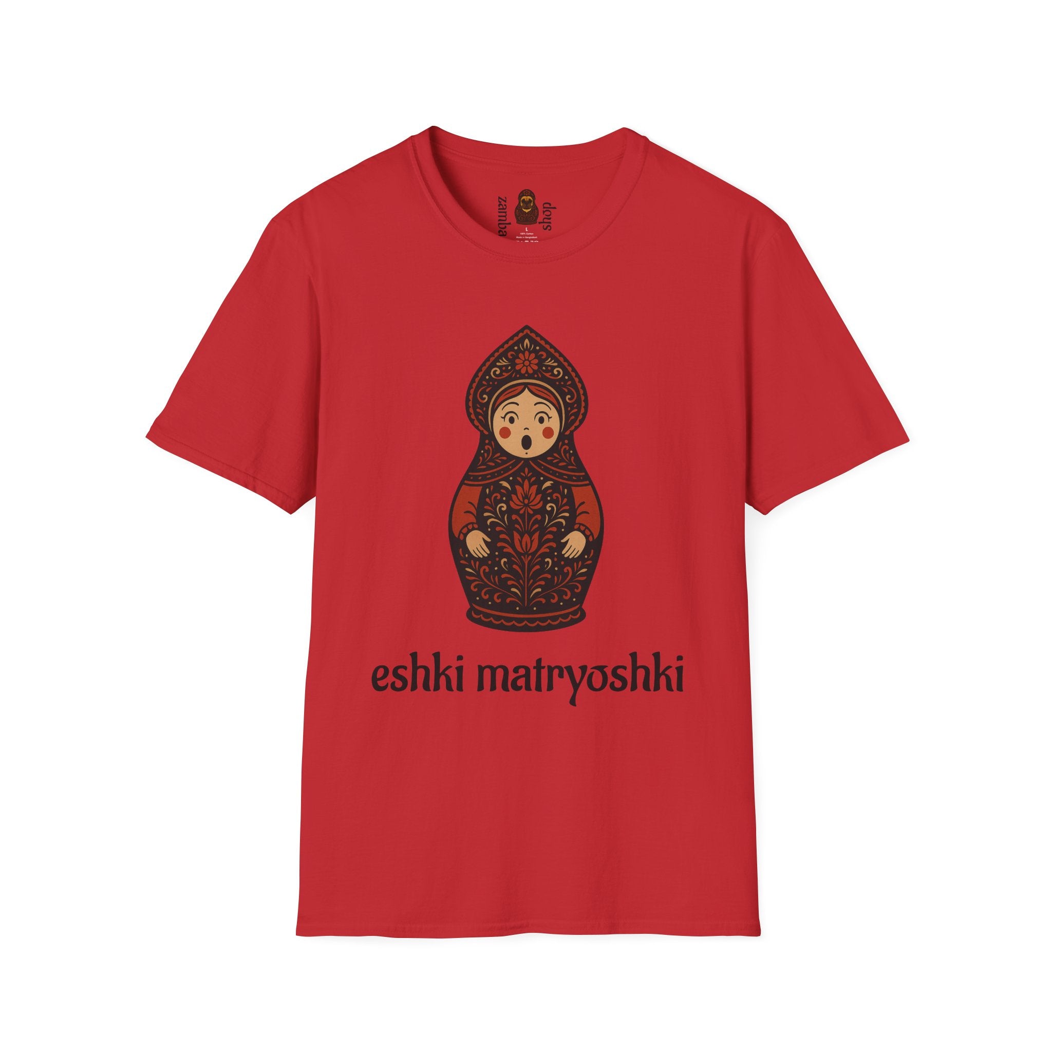 Eshki Matryoshki Matryoshka Doll T-Shirt | Russian Nesting Doll Graphic | Gift for her | Slavik gift