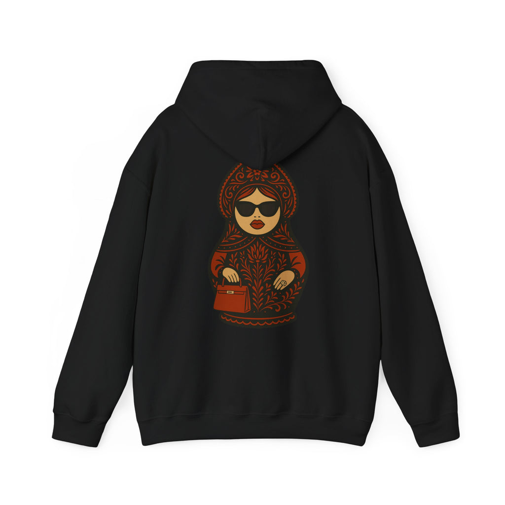 Slavic Matryoshka Doll Hoodie | Russian Nesting Doll Illustration | Gift for her | Gift for mom | Gift for friend