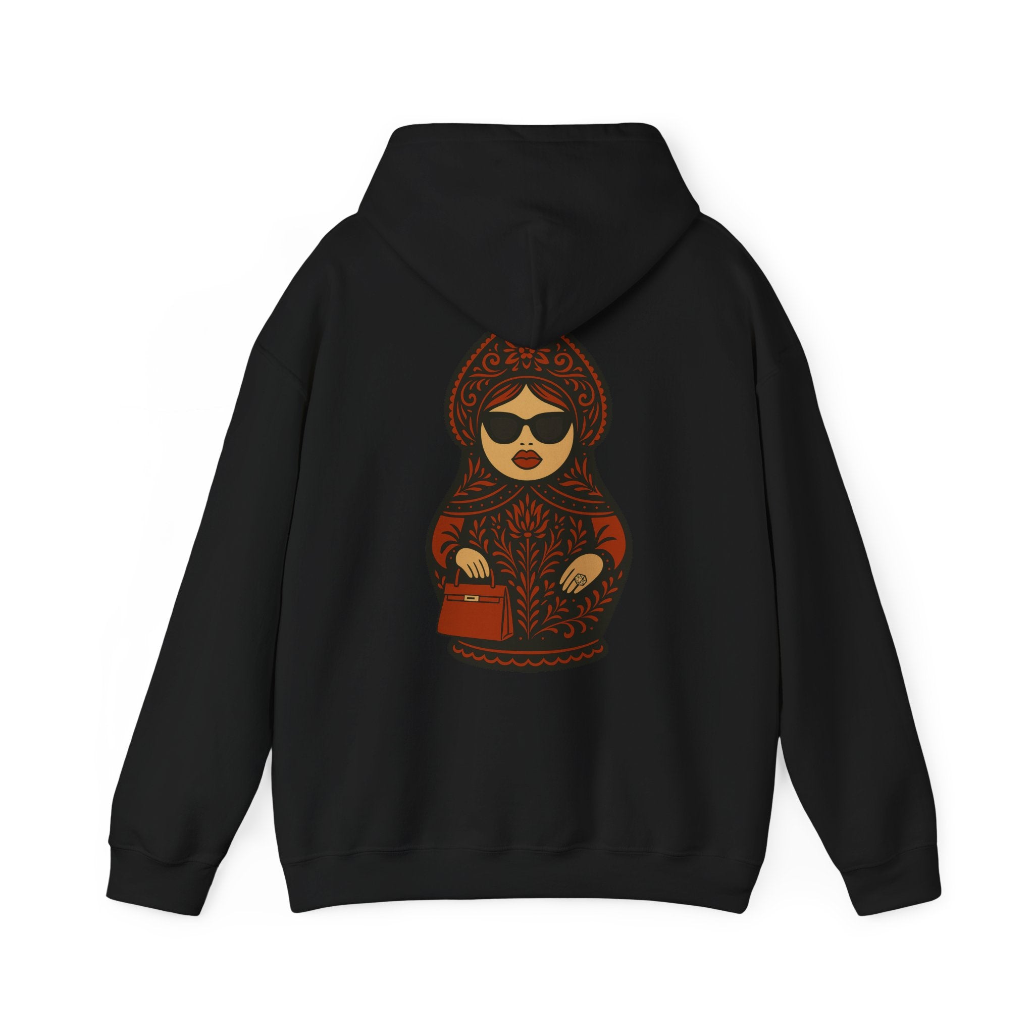 Slavic Matryoshka Doll Hoodie | Russian Nesting Doll Illustration | Gift for her | Gift for mom | Gift for friend