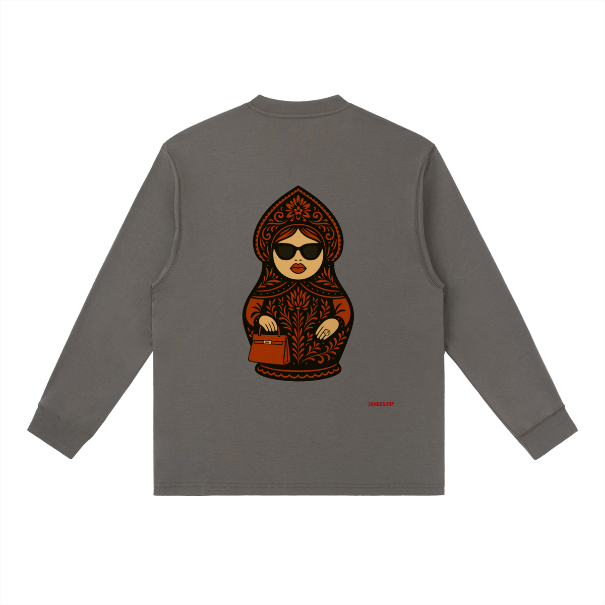 Slavic Girl | Essential Crewneck Long-Sleeve T-Shirt