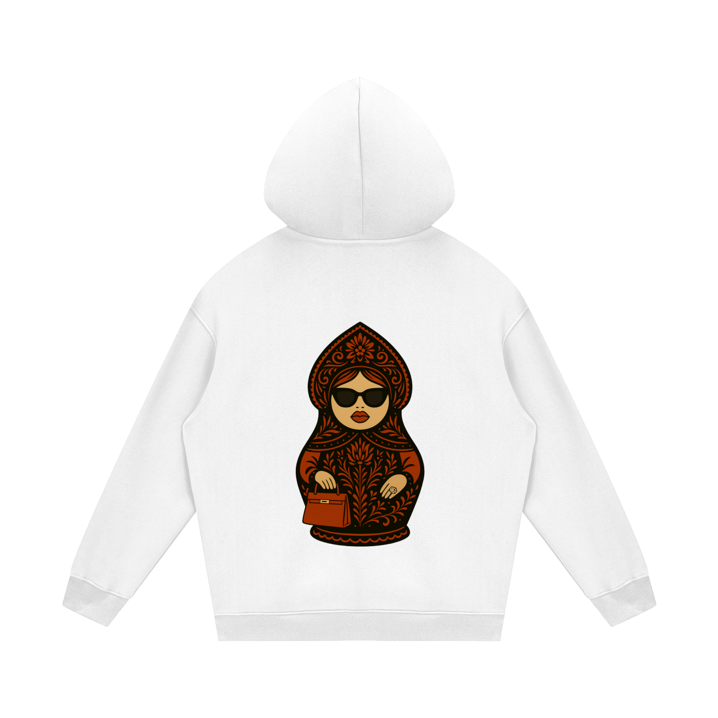 Slavic Girl Hoodie | Streetwear Unisex Fleece Hoodie