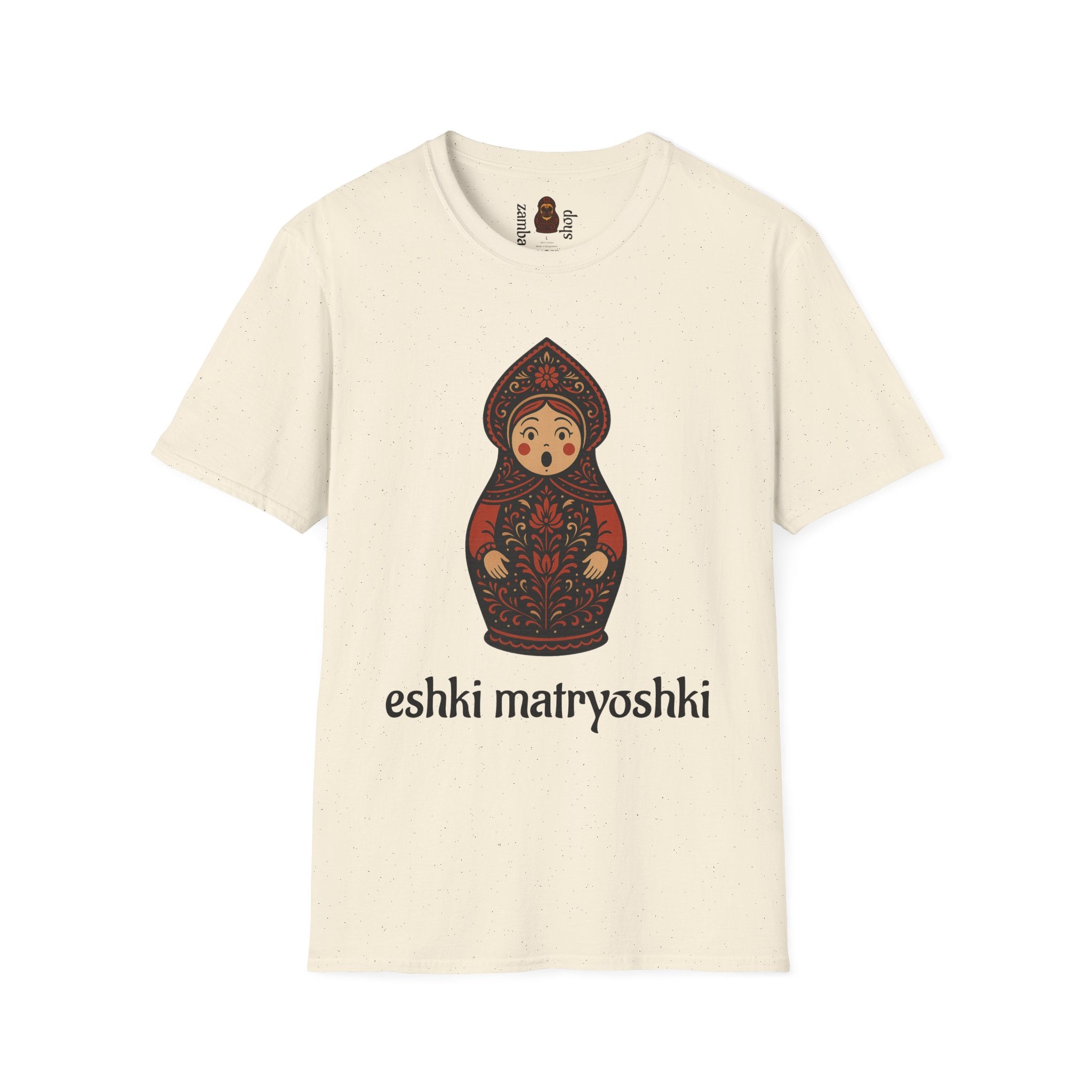 Eshki Matryoshki Matryoshka Doll T-Shirt | Russian Nesting Doll Graphic | Gift for her | Slavik gift