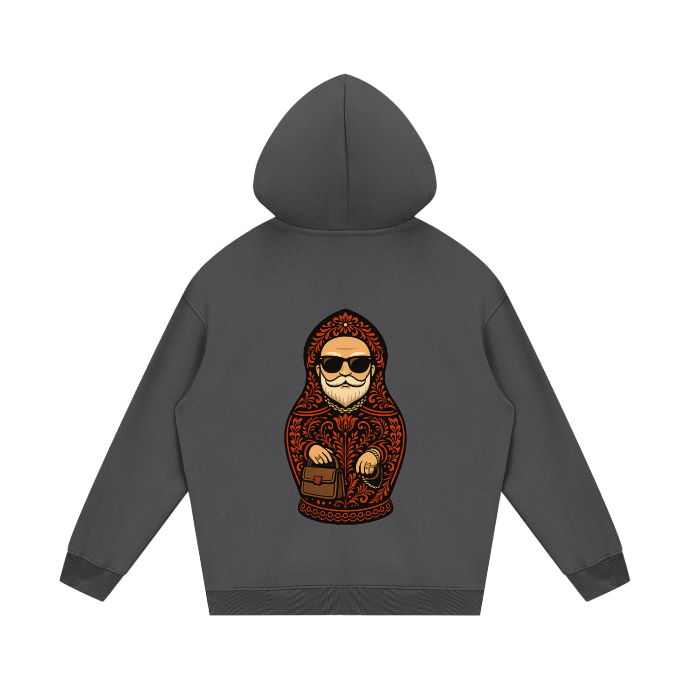 Dedushka Grandpa Hoodie | Streetwear Unisex Fleece Hoodie