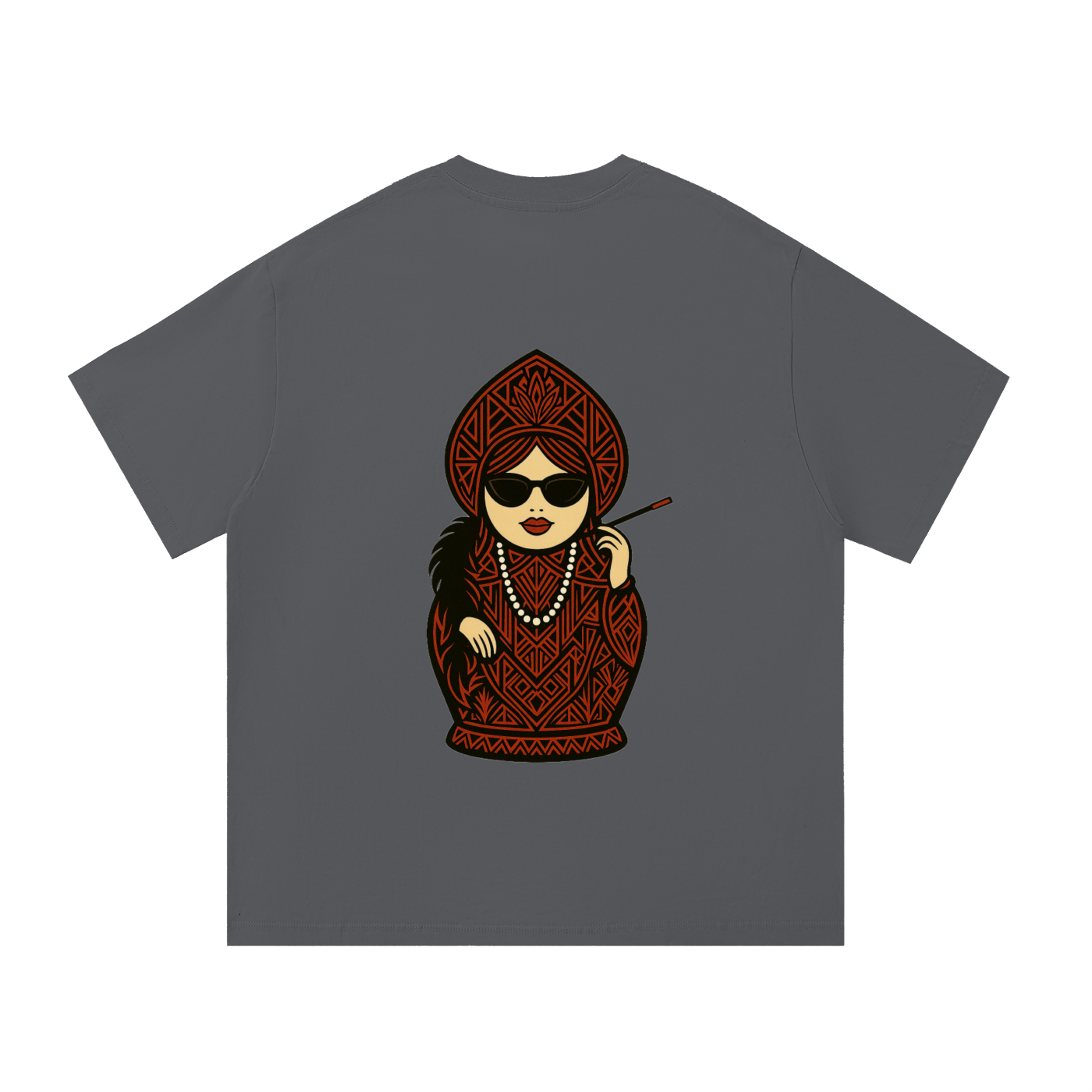 Babushka Grandma T-Shirt | Essential Cotton T-Shirt