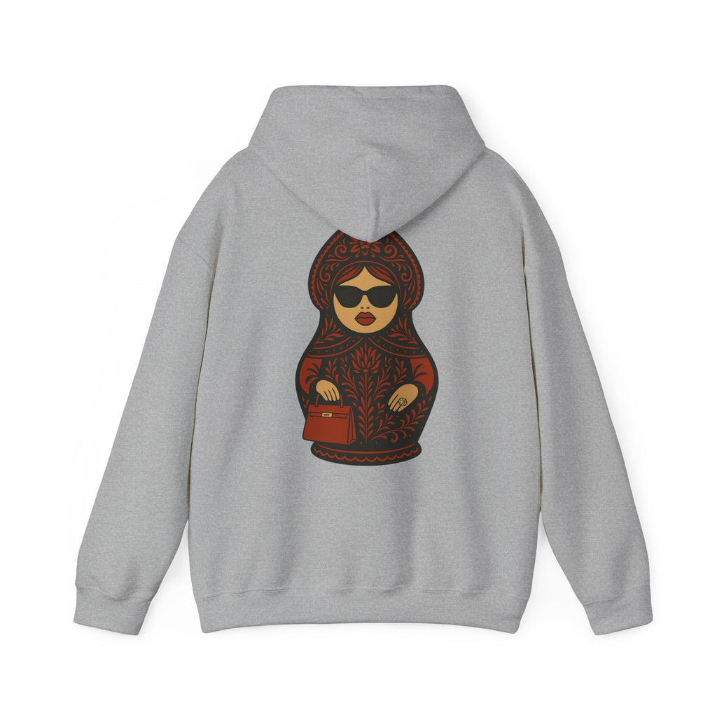 Slavic Matryoshka Doll Hoodie | Russian Nesting Doll Illustration | Gift for her | Gift for mom | Gift for friend
