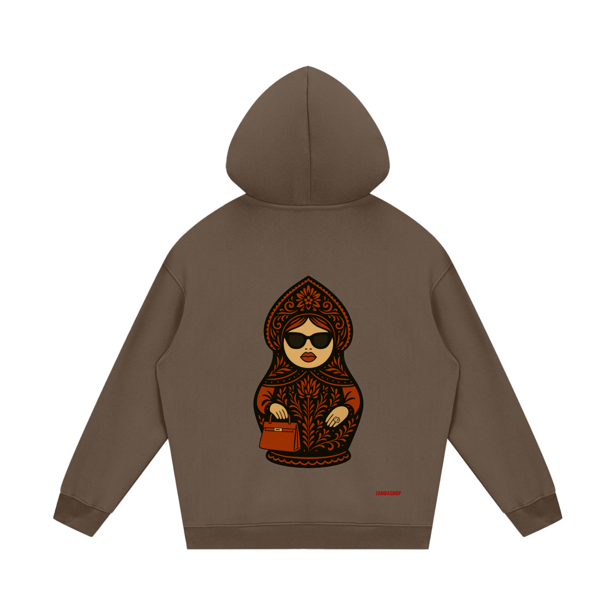 Slavic Girl Hoodie | Streetwear Unisex Fleece Hoodie
