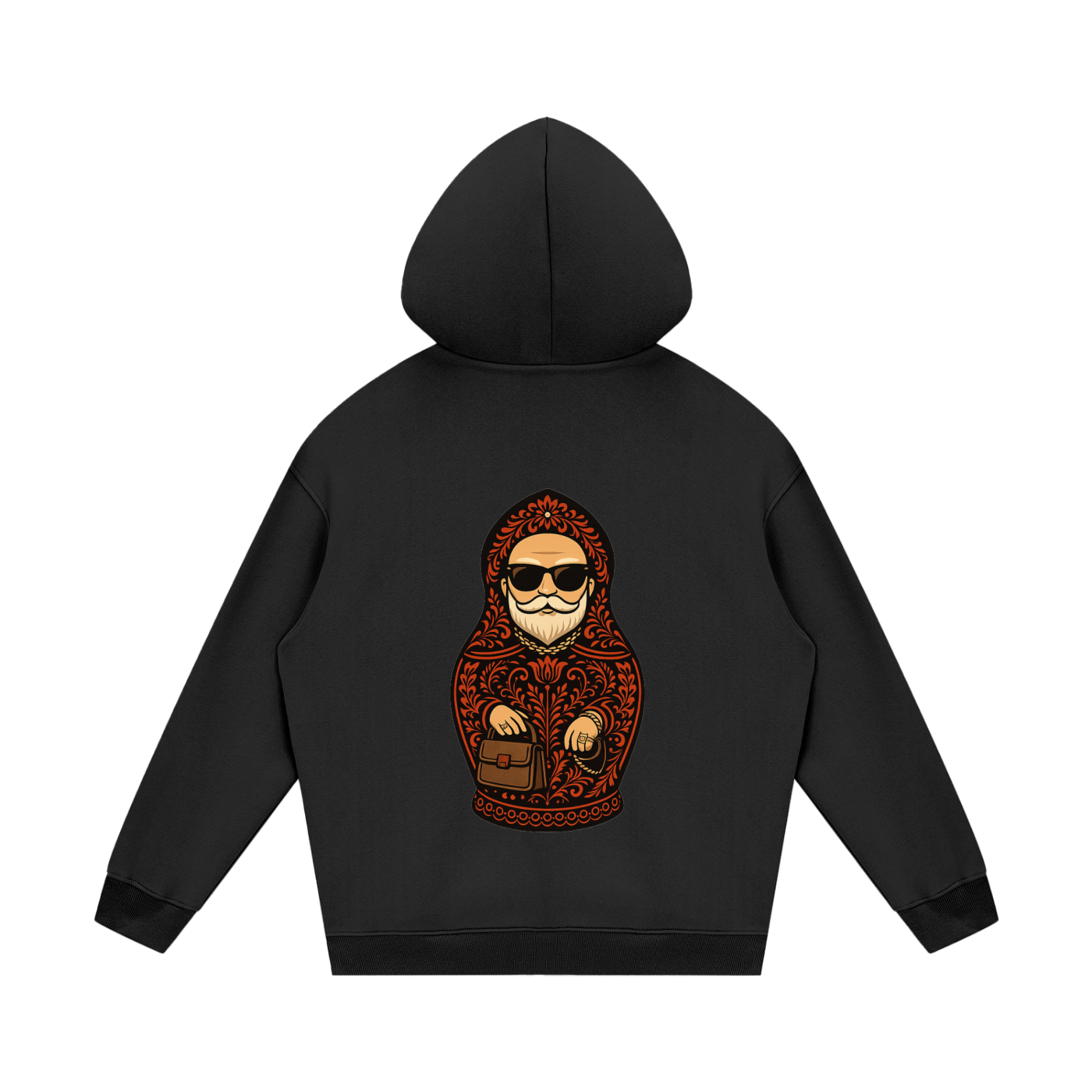 Dedushka Grandpa Hoodie | Streetwear Unisex Fleece Hoodie