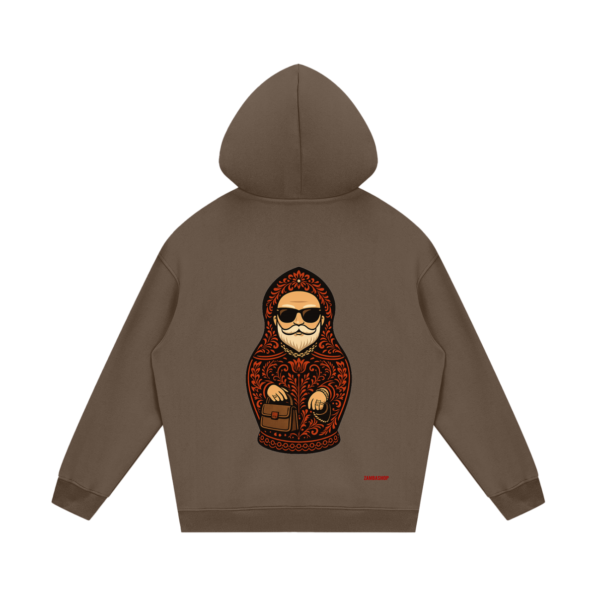 Dedushka Grandpa Hoodie | Streetwear Unisex Fleece Hoodie