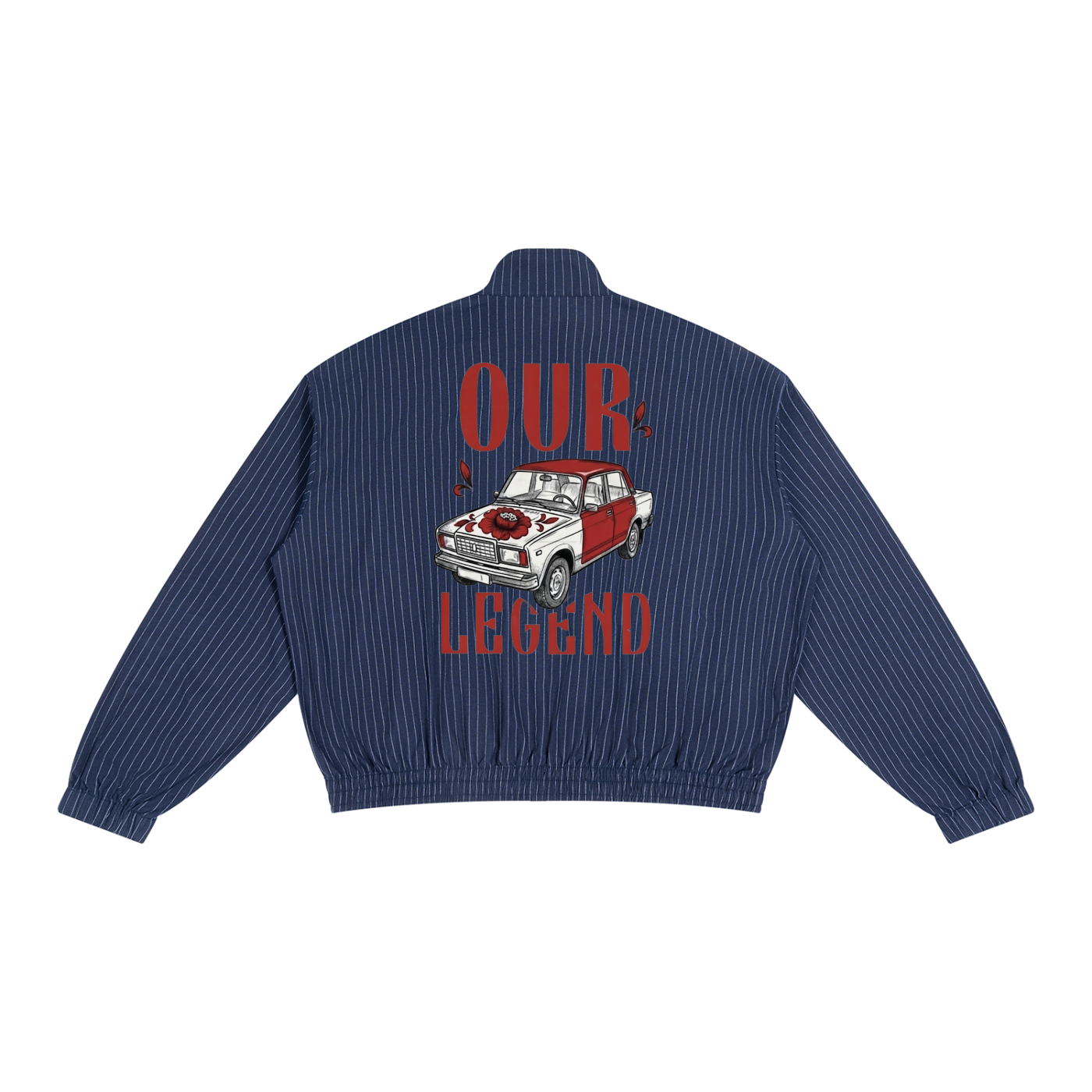 Unisex Striped Full-Zip Track Jacket