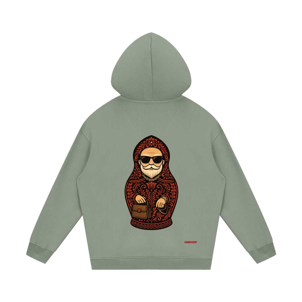 Dedushka Grandpa Hoodie | Streetwear Unisex Fleece Hoodie