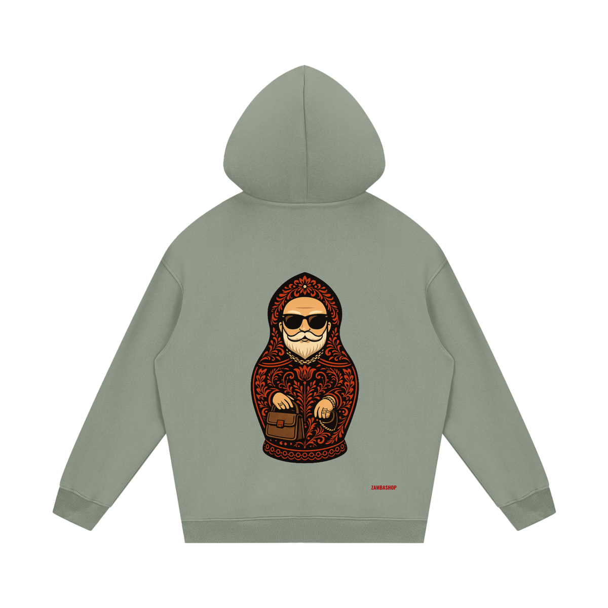 Dedushka Grandpa Hoodie | Streetwear Unisex Fleece Hoodie