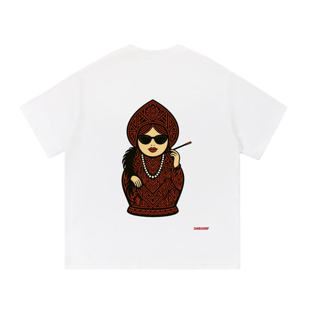 Babushka Grandma T-Shirt | Essential Cotton T-Shirt