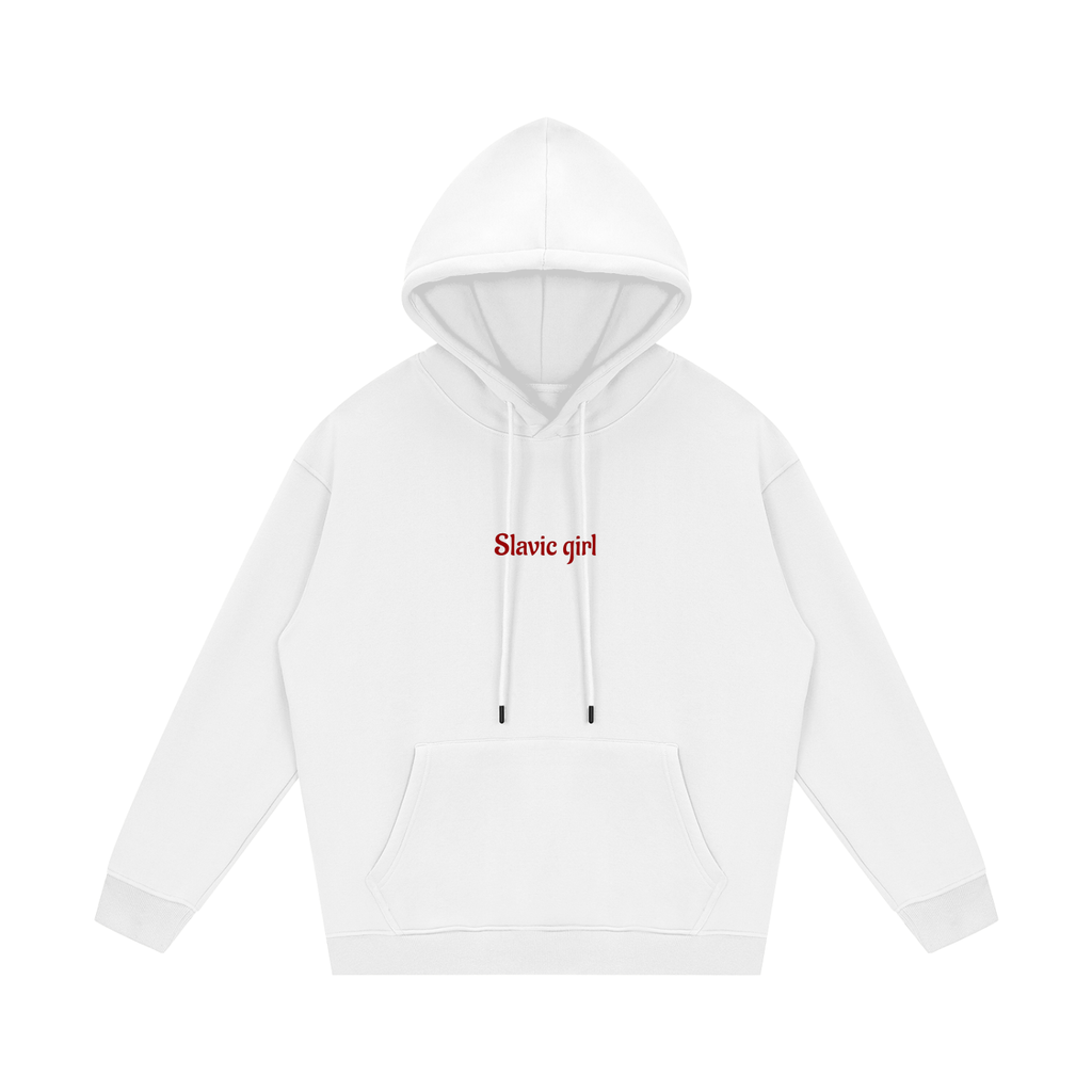 Slavic Girl Hoodie | Streetwear Unisex Fleece Hoodie
