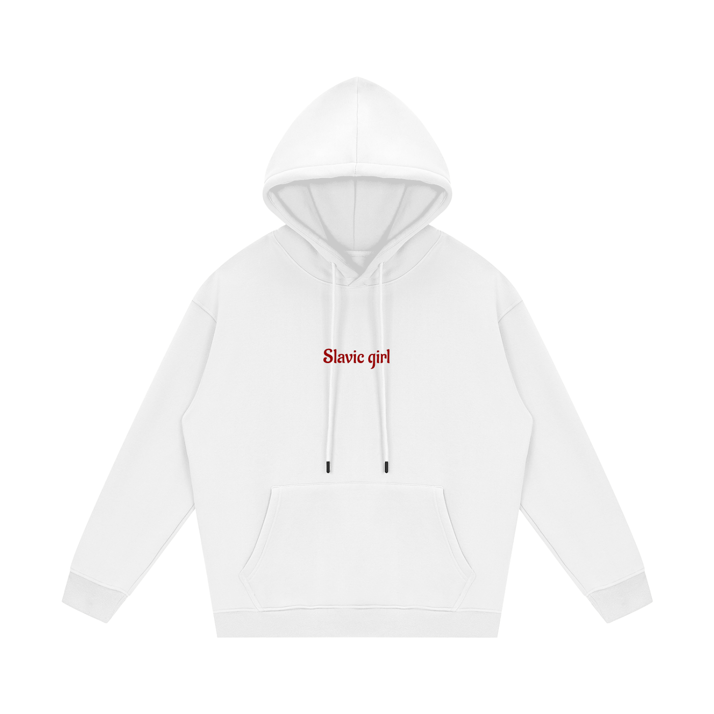 Slavic Girl Hoodie | Streetwear Unisex Fleece Hoodie