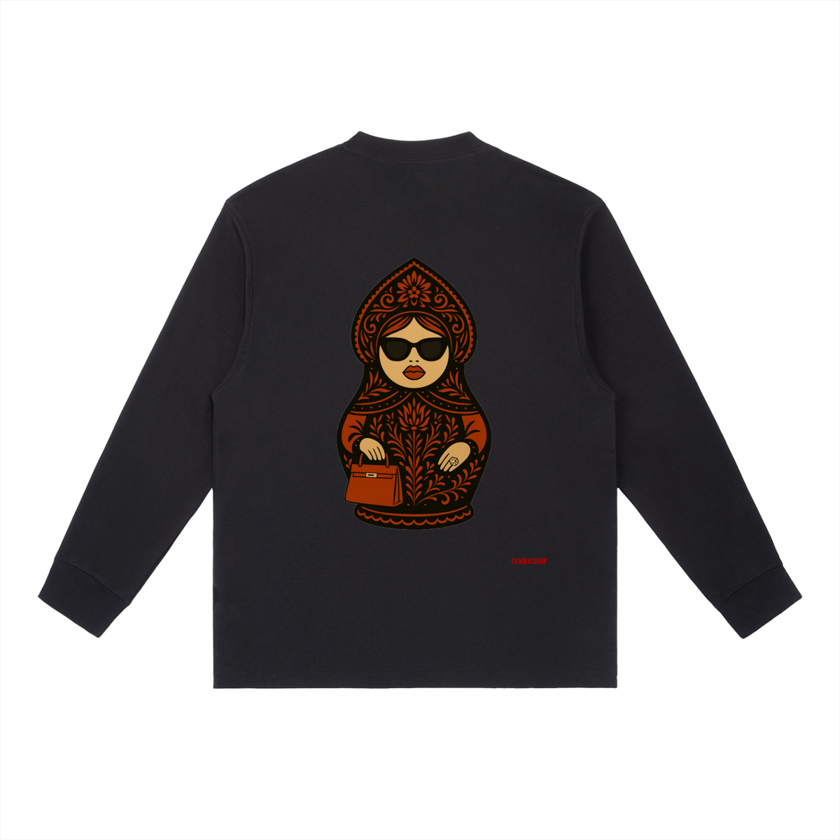 Slavic Girl | Essential Crewneck Long-Sleeve T-Shirt