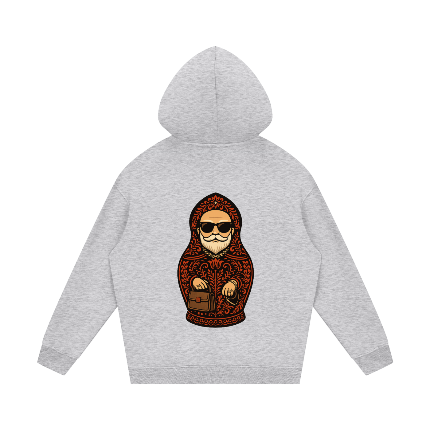 Dedushka Grandpa Hoodie | Streetwear Unisex Fleece Hoodie