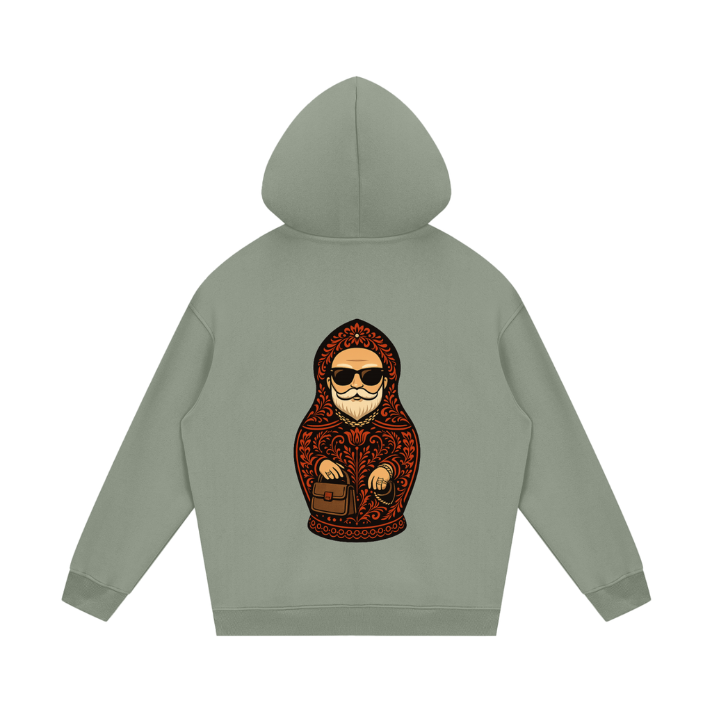 Dedushka Grandpa Hoodie | Streetwear Unisex Fleece Hoodie