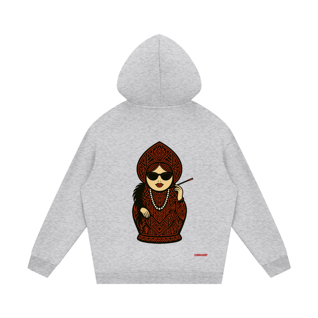 Babushka Grandma Hoodie | Streetwear Unisex Fleece Hoodie