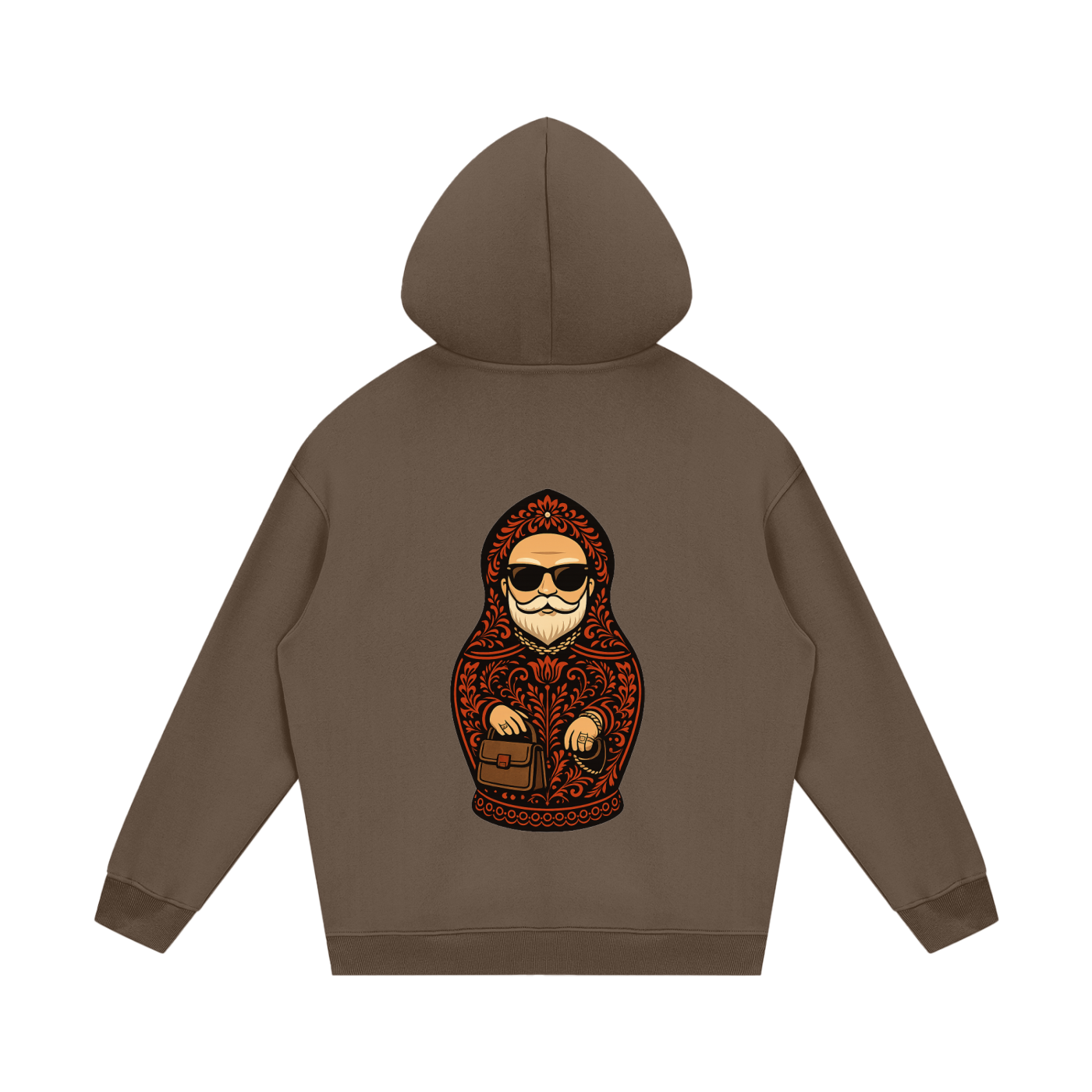 Dedushka Grandpa Hoodie | Streetwear Unisex Fleece Hoodie