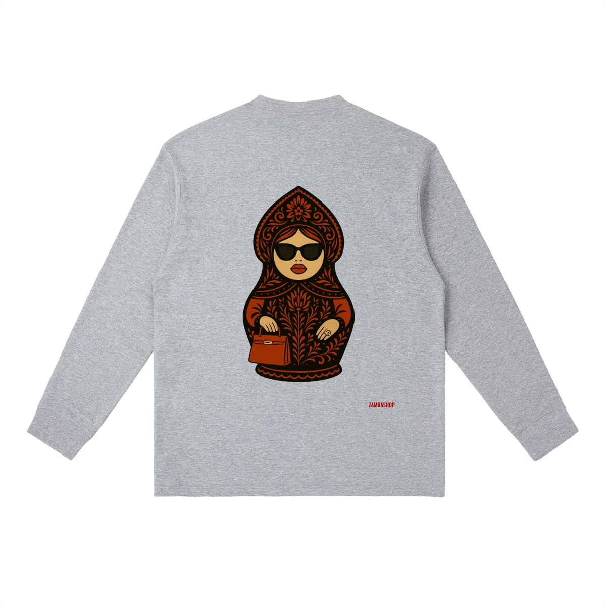 Slavic Girl | Essential Crewneck Long-Sleeve T-Shirt