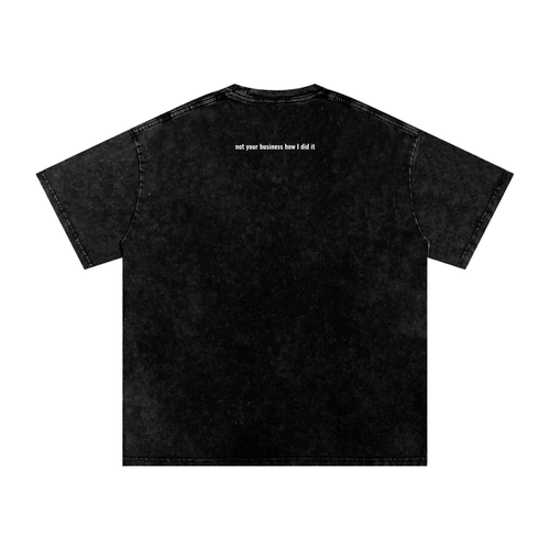 Business owner Snow Washed Oversized Cotton T-Shirt